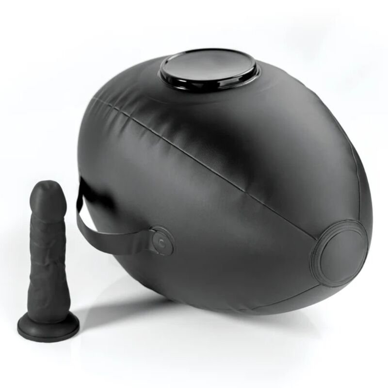 FETISH FANTASY SERIES - BODY DOCK BOLA DE AMOR INFLÁVEL COM DILDO PRETA 41,9 CM - Imagem 5