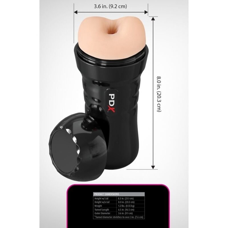 PDX EXTREME - MOLHADOS, BUSSIES SUPER BANGIN' BUTTHOLE, ANAL STROKER 20,8 CM - Imagem 4