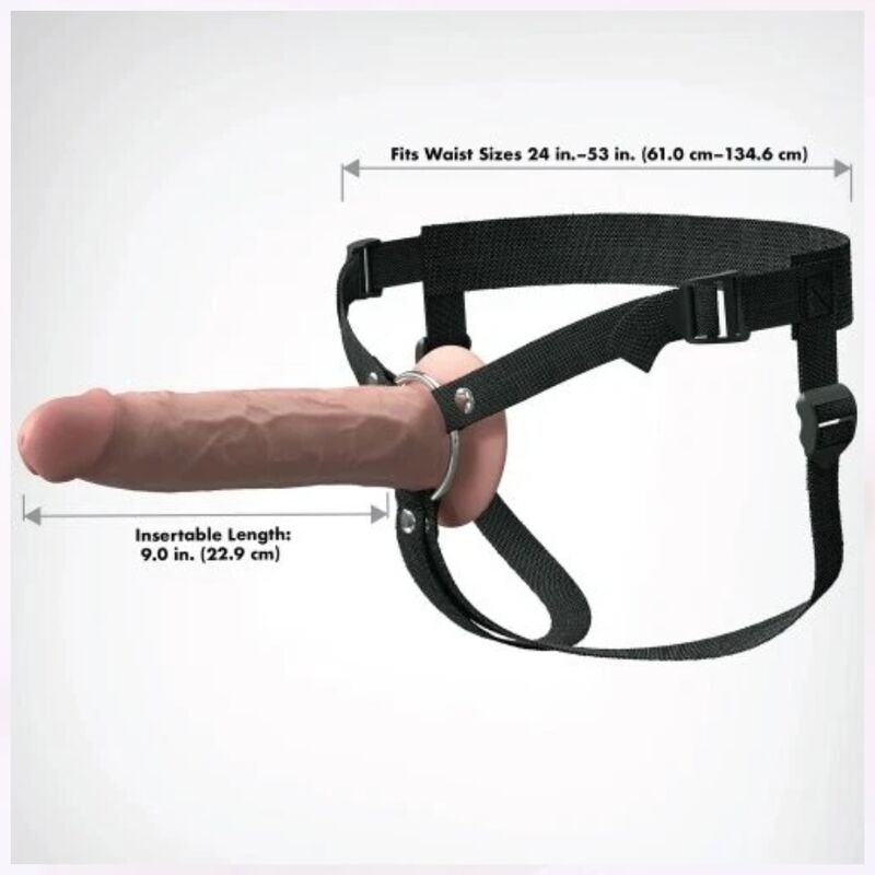 FANTASY X-TENSIONS - ELITE REALISTIC HOLLOW STRAP-ON 24.1 CM - Image 5