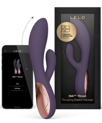 LELO - INA THRUST RABBIT VIBRADOR DE EMPURRA ROXO
