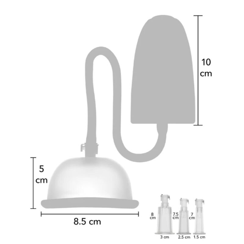 SHE.E.O - BOMBA DE VÁCUO AUTOMÁTICA PARA VAGINA E CLITÓRIS PRETA - Imagem 3