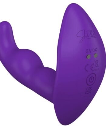 Visão alternativa de SHE.E.O - ESTIMULADOR ANAL VIBRATÓRIO ROTATIVO COM CONTROLE REMOTO - ROXO