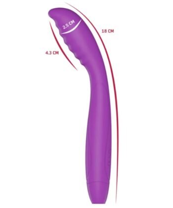 Visão alternativa de SHE.E.O - VIBRADOR ROXO PARA ESTIMULAÇÃO DO PONTO G
