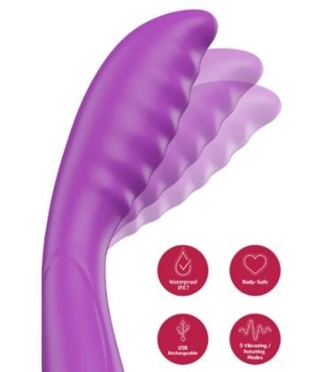 SHE.E.O - VIBRADOR ROXO PARA ESTIMULAÇÃO DO PONTO G