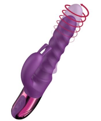 SHE.E.O - VIBRADOR REDEMOINHO COELHO ROXO