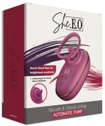 SHE.E.O - BOMBA AUTOMÁTICA DE ESTIMULAÇÃO CLITÓRICA COM EFEITO DE LAMBIDA (ROXA) - Image 5