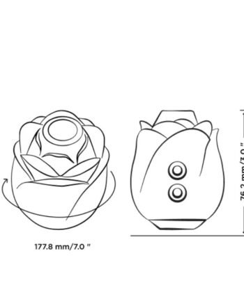 Visão alternativa de ROMP - ROSE 2.0 APARELHO DE SUCÇÃO CLITORIAL EM FORMATO DE ROSA