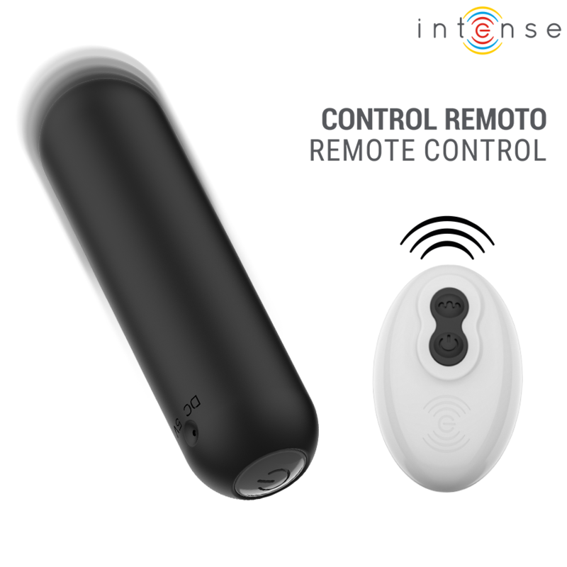 INTENSE - JUDY VIBRADOR BULLET RECARREGÁVEL COM CONTROLE REMOTO PRETO - Image 5