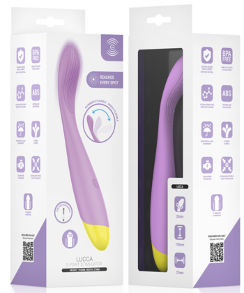 Visão alternativa de INTENSE - LUCCA ESTIMULADOR DE PONTO G FLEXÍVEL RECARREGÁVEL VIA USB