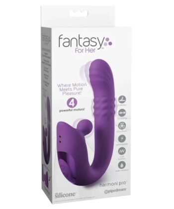 FANTASY FOR HER - HARMONI PRO VIBRADOR COELHO ROXO PARA PONTO G E CLITÓRIS - Image 5