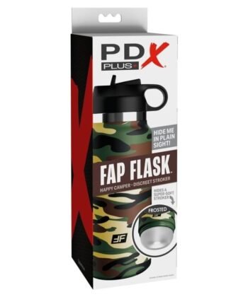 Visão alternativa de PDX PLUS - FAP FLASK HAPPY CAMPER DISCREET MASTURBATOR CAMOUFLAGE