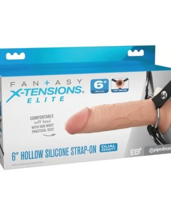FANTASY X-TENSIONS ELITE - STRAP-ON DE SILICONE OCO DE 15,2 CM