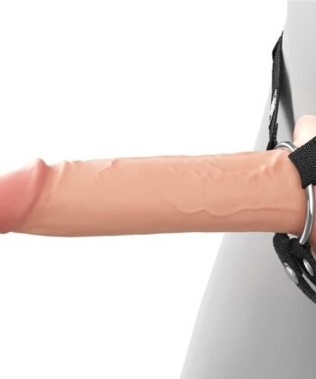 Visão alternativa de FANTASY X-TENSIONS ELITE - STRAP-ON DE SILICONE OCO DE 17,8 CM