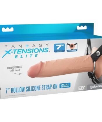 FANTASY X-TENSIONS ELITE - STRAP-ON DE SILICONE OCO DE 17,8 CM