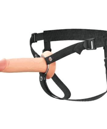 Visão alternativa de FANTASY X-TENSIONS ELITE - STRAP-ON DE SILICONE OCO DE 20,3 CM