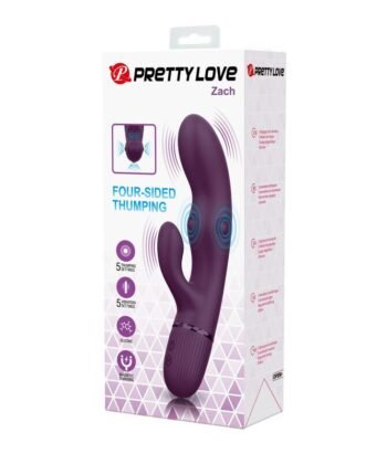 PRETTY LOVE - ZACH Vibrador Coelho Recarregável com 5+5 Funções - Imagem 3