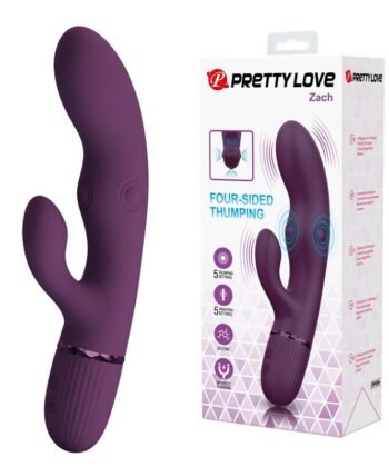 PRETTY LOVE - ZACH Vibrador Coelho Recarregável com 5+5 Funções - Imagem 4