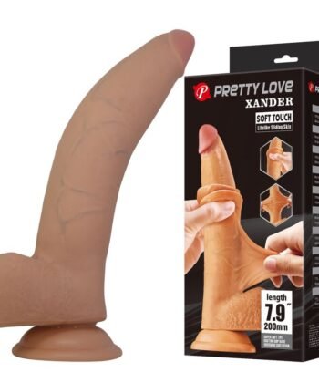 PRETTY LOVE - XANDER DILDO REALISTA 20 CM Ø 5 CM NATURAL - Imagem 5
