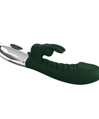 PRETTY LOVE - VIBRADOR COELHINHO NAUGHTY 30 FUNÇÕES RECARREGÁVEL VIA USB VERDE - Imagem 4