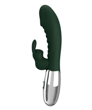 PRETTY LOVE - VIBRADOR COELHINHO NAUGHTY 30 FUNÇÕES RECARREGÁVEL VIA USB VERDE