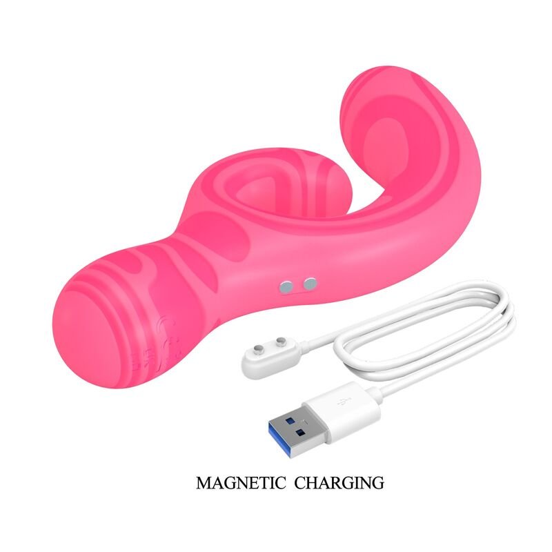 PRETTY LOVE - VERITY MASSAGEADOR DE DUAS PONTAS RECARREGÁVEL POR USB - Imagem 2