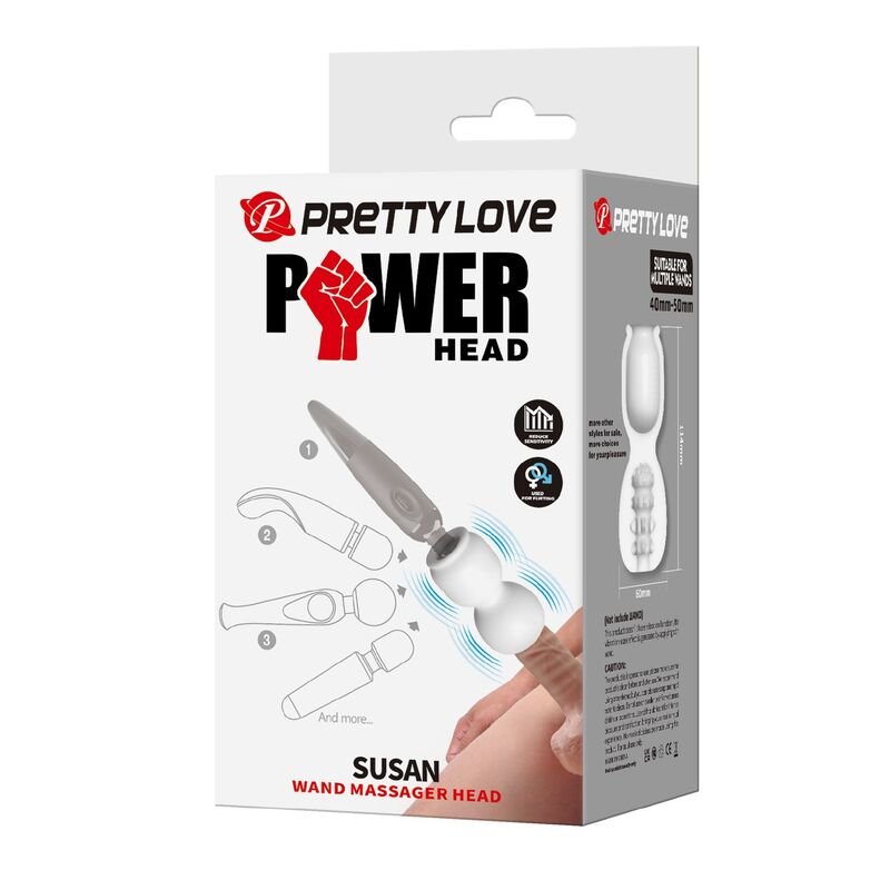 PRETTY LOVE - ACESSÓRIO MASSAGEADOR DE CABEÇA SUSAN POWER Ø 6,5 CM - Imagem 3