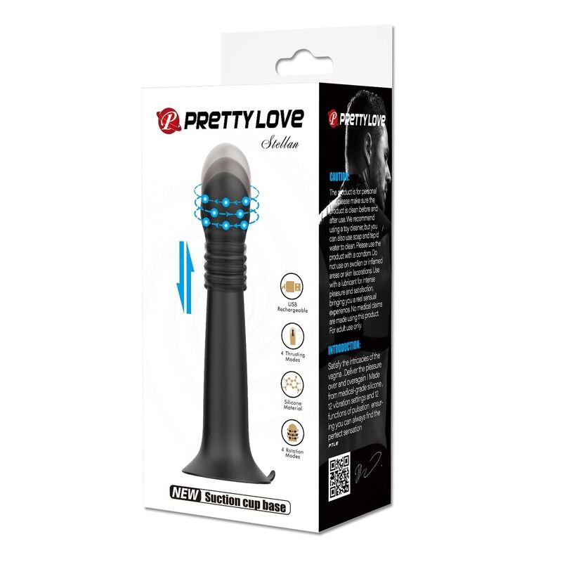 PRETTY LOVE - STELLA MASSAGEADOR ROTATIVO E DE IMPULSÃO RECARREGÁVEL POR USB - Imagem 2