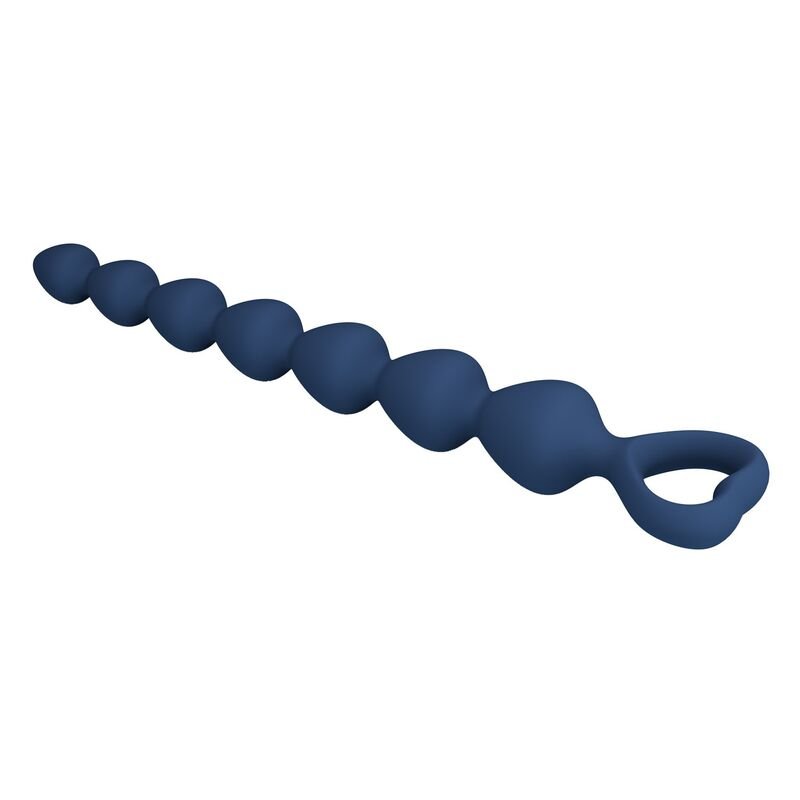 MR PLAY - BOLAS ANALES Y PLUG ANAL SILICONA AZUL -Ø- 26,7 CM - Image 5
