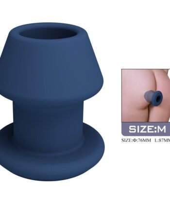 MR PLAY - JACK PLUG ANAL HUECO SILICONA AZUL TALLA M
