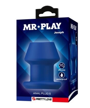 MR PLAY - JACK PLUG ANAL HUECO SILICONA AZUL TALLA S - Imagem 5