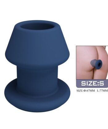 MR PLAY - JACK PLUG ANAL HUECO SILICONA AZUL TALLA S