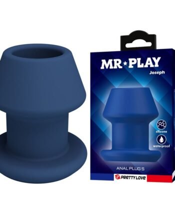 Visão alternativa de MR PLAY - JACK PLUG ANAL HUECO SILICONA AZUL TALLA S