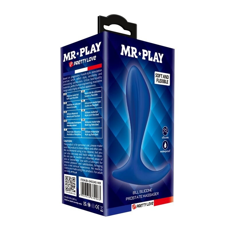 MR PLAY - MASAJEADOR DE PRÓSTATA AZUL - Imagem 5