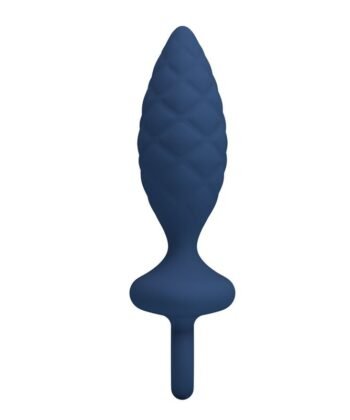 MR PLAY - PLUG ANAL TEXTURIZADO CON ANILLA AZUL - Image 5