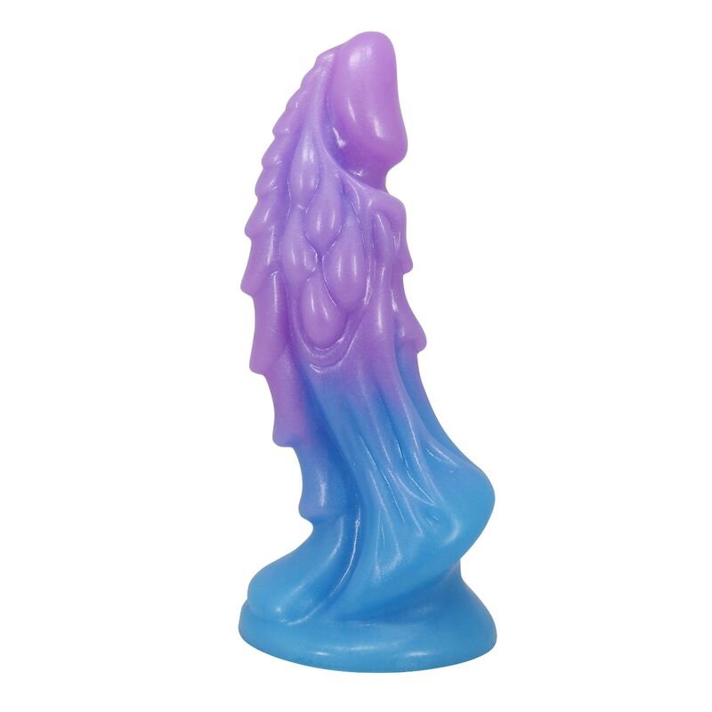 POWER MONSTERS - DILDO REALISTA ATLANTEANS COM VENTOSA 19 CM Ø 5 CM AZUL E ROXO - Imagem 4