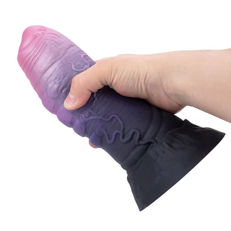 POWER MONSTERS - DREADFUL FIEND BICOLOR FANTASY SILICONE DILDO 24 CM Ø 6 CM - Image 5