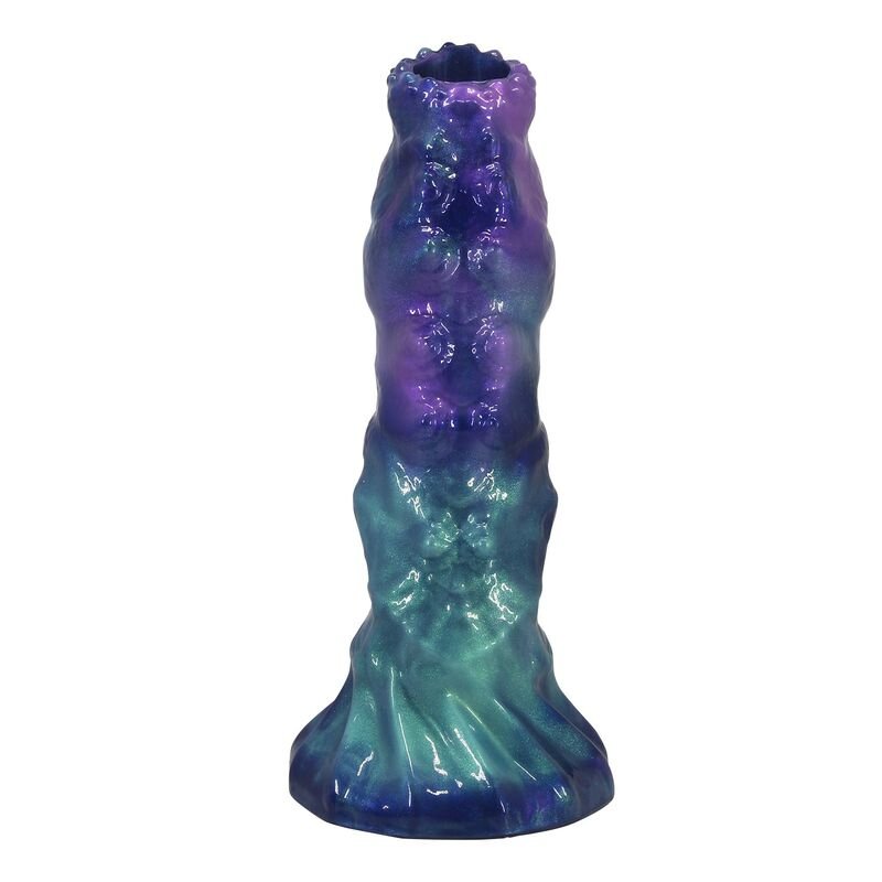 POWER MONSTERS - DUSKWALKER SENTINEL TRICOLOR DILDO DE SILICONE INFLÁVEL FANTASIA 23 CM Ø 5 CM - Imagem 4
