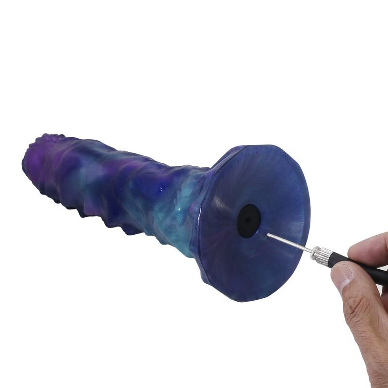 POWER MONSTERS - DUSKWALKER SENTINEL TRICOLOR DILDO DE SILICONE INFLÁVEL FANTASIA 23 CM Ø 5 CM - Imagem 5