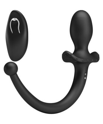 MR PLAY - VIBRADOR ANAL E PERÍNEO COM CONTROLE REMOTO SEM FIO, PRETO - Imagem 5