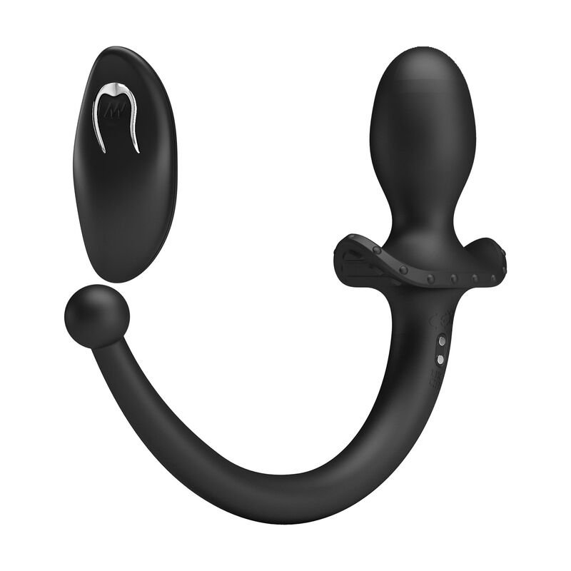 MR PLAY - VIBRADOR ANAL E PERÍNEO COM CONTROLE REMOTO SEM FIO, PRETO - Imagem 5