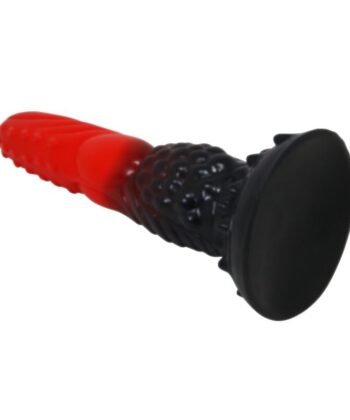 Visão alternativa de POWER MONSTERS - DILDO DE FANTASIA DRAGÃO DE FOGO COM VENTOSA 24,5 CM Ø 5,8 CM VERMELHO E PRETO