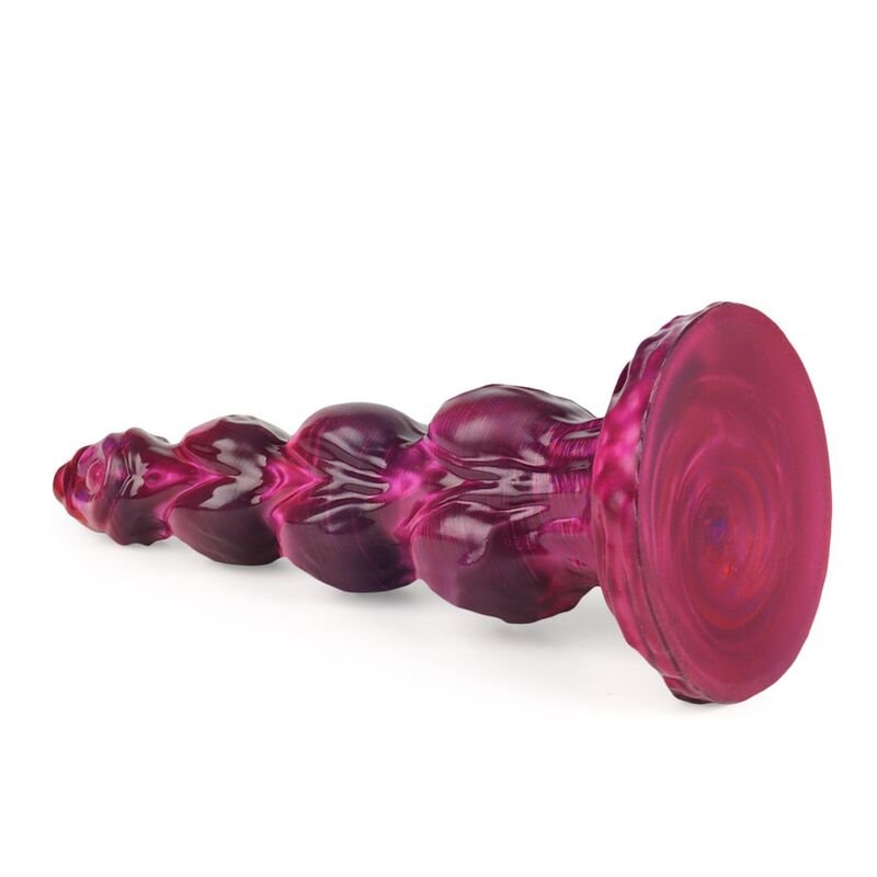 POWER MONSTERS - PRIMAL BEASTLORD ROSA TRANSLÚCIDO FANTASIA DILDO DE SILICONE 26 CM Ø 5 CM - Imagem 3