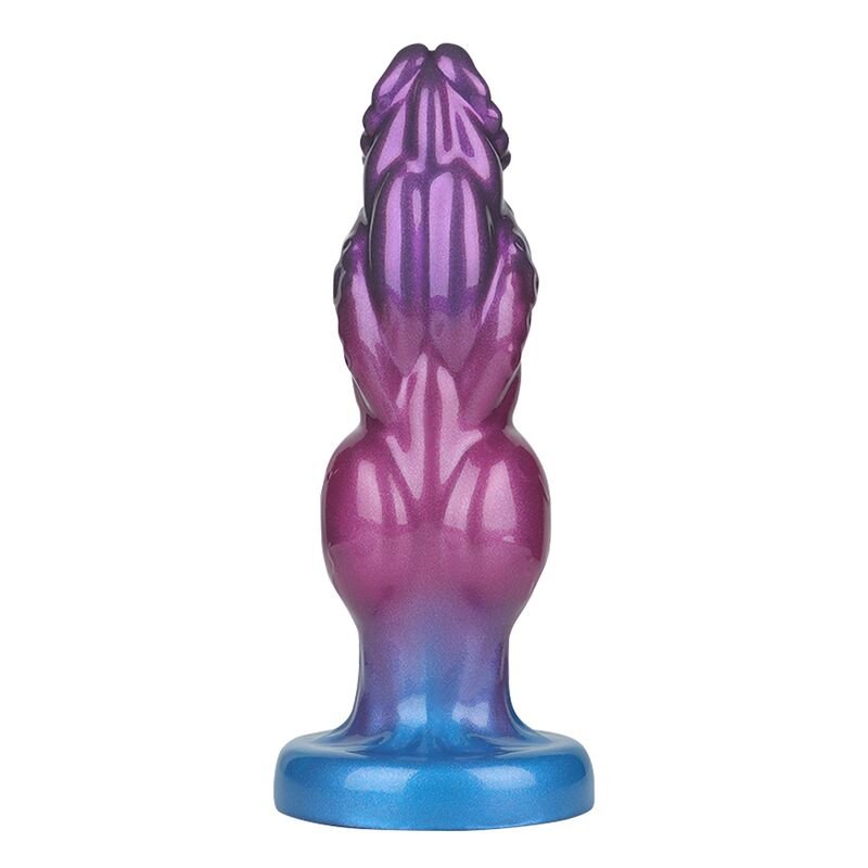 POWER MONSTERS - RIFT TITAN BICOLOR DILDO DE SILICONE INFLÁVEL FANTASIA 24 CM Ø 5 CM - Imagem 5