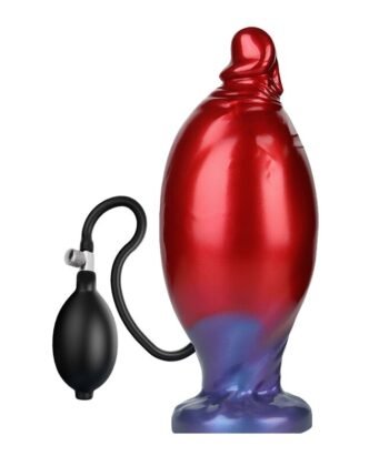 POWER MONSTERS - SHADOW BEHEMOTH BICOLOR DILDO DE SILICONE FANTASIA 22 CM Ø 5 CM