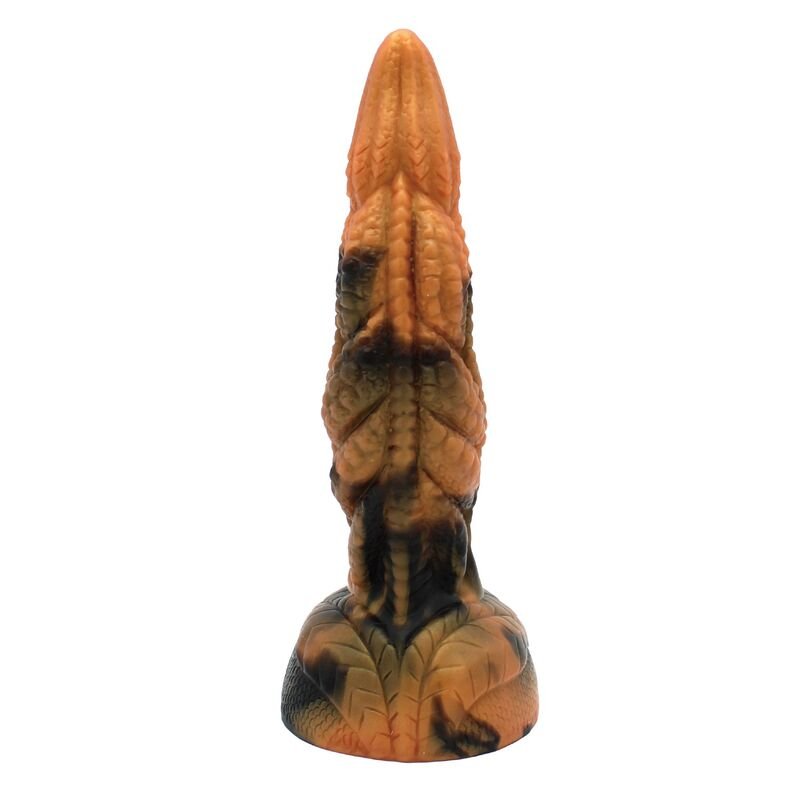 POWER MONSTERS - DILDO DE SILICONE FANTASIA TIRANOSSAURO BICOLOR 20,5 CM Ø 5 CM - Image 4