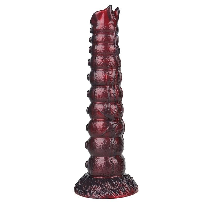 POWER MONSTERS - VOIDCLAW BRUTE BICOLOR DILDO DE SILICONE INFLÁVEL FANTASIA 29 CM Ø 5,7 CM - Imagem 5