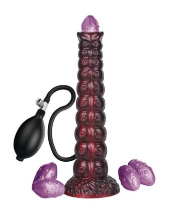 POWER MONSTERS - VOIDCLAW BRUTE BICOLOR DILDO DE SILICONE INFLÁVEL FANTASIA 29 CM Ø 5,7 CM