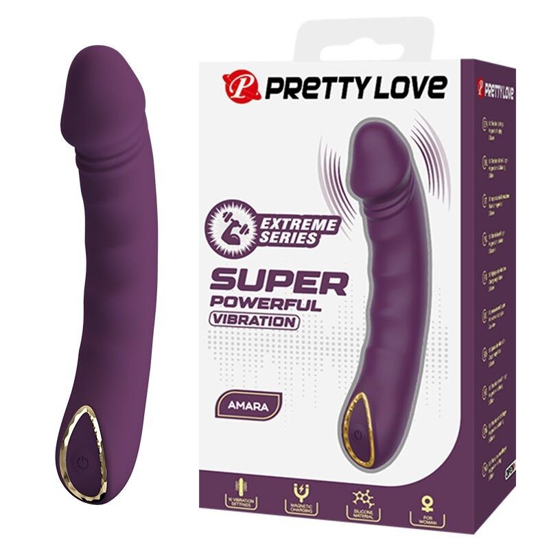 PRETTY LOVE - AMARA VIBRADOR RECARREGÁVEL COM 10 FUNÇÕES ROXO - Image 2