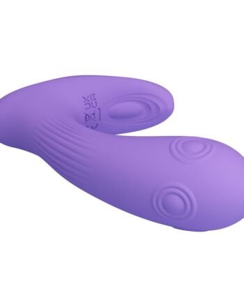 PRETTY LOVE - VIBRADOR DE DUPLA ESTIMULAÇÃO RECARREGÁVEL ANDROMEDA ROXO - Imagem 2