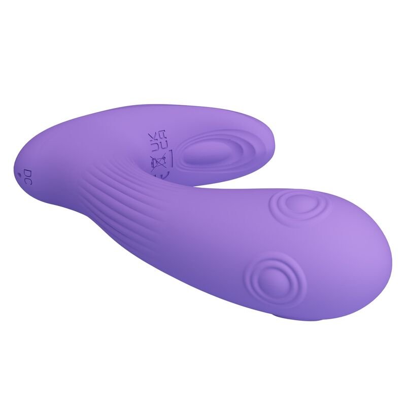 PRETTY LOVE - VIBRADOR DE DUPLA ESTIMULAÇÃO RECARREGÁVEL ANDROMEDA ROXO - Imagem 2